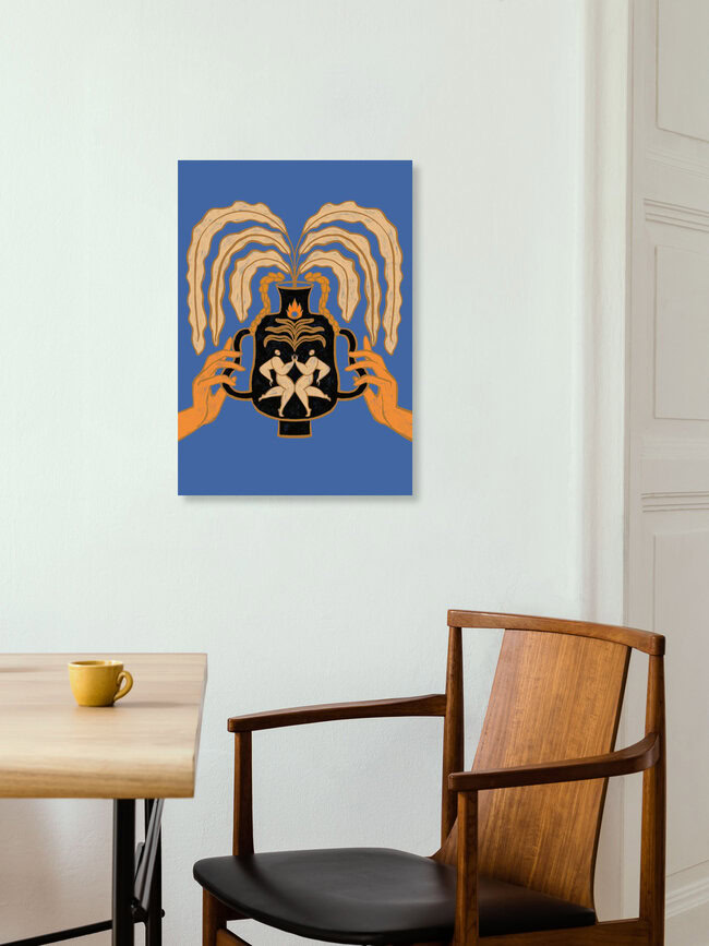Wandbild 'Vase Meet Again' – Kunst von Arty Guava als Poster oder Acrylglasbild