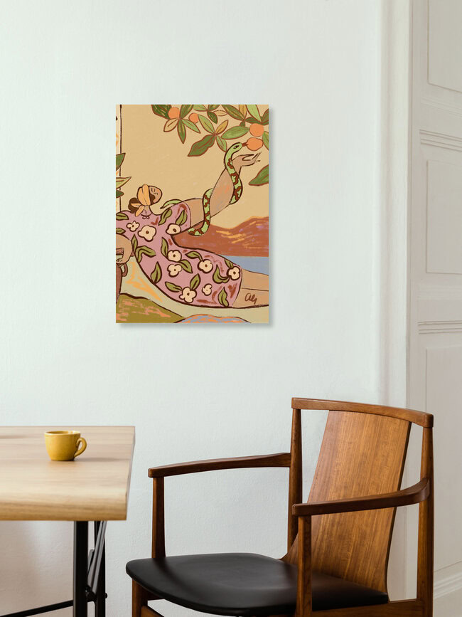 Wandbild 'Year of the Snake' – Kunst von Arty Guava als Poster oder Acrylglasbild