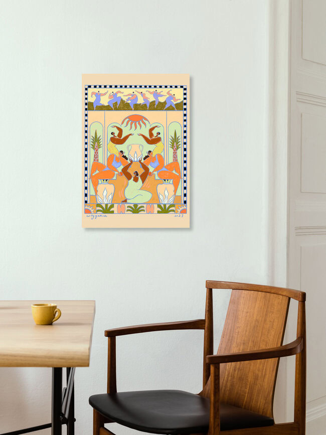 Wandbild 'Rainkeeper' – Kunst von Arty Guava als Poster oder Acrylglasbild