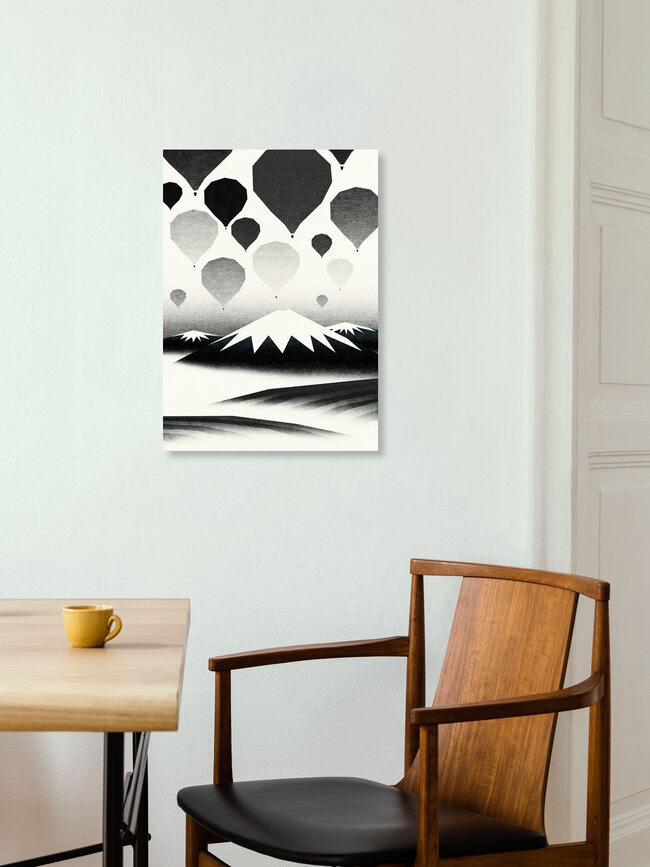'Morning wind balloons' – Wall Art by Sjoerd Piepenbrink as Poster or Acrylic Glass Print