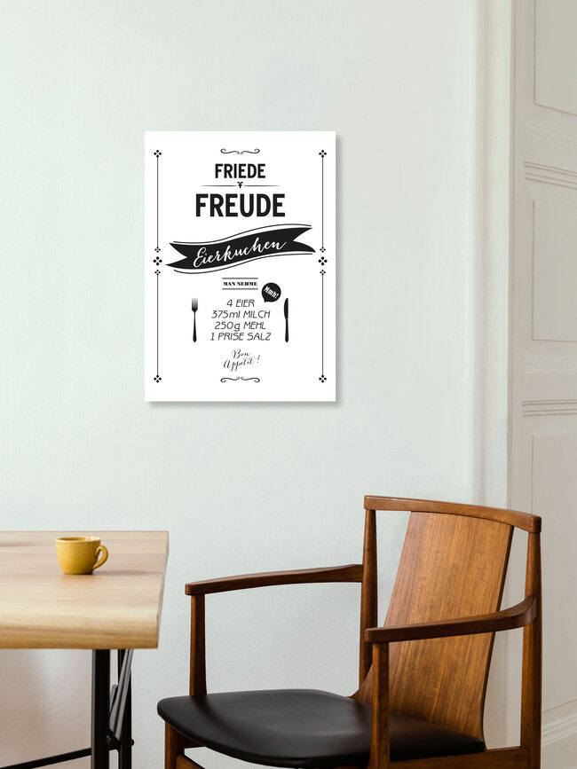 Wandbild 'Eierkuchen' – Kunst von Christina Ernst als Poster oder Acrylglasbild