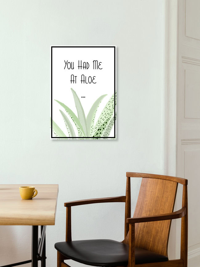 Wandbild 'You had me at aloe' – Kunst von Katherine Blower als Poster oder Acrylglasbild
