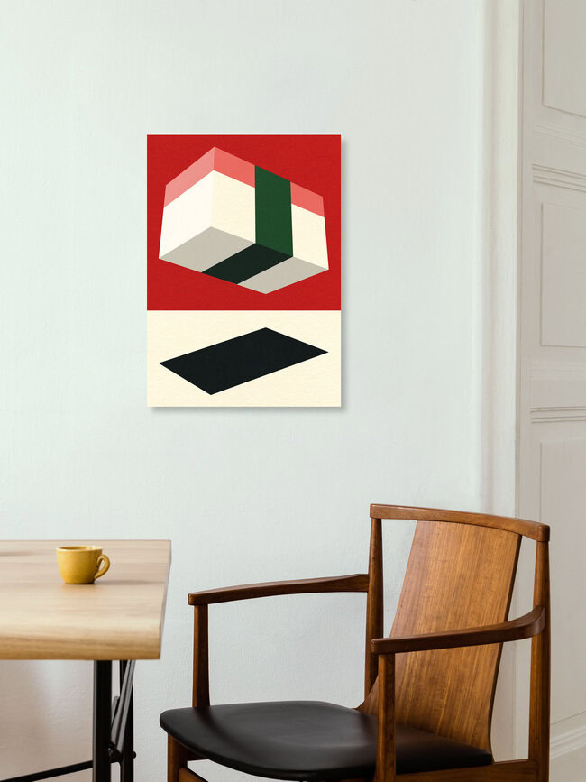 Wandbild 'Flying Nigiri' – Kunst von Rosi Feist als Poster oder Acrylglasbild