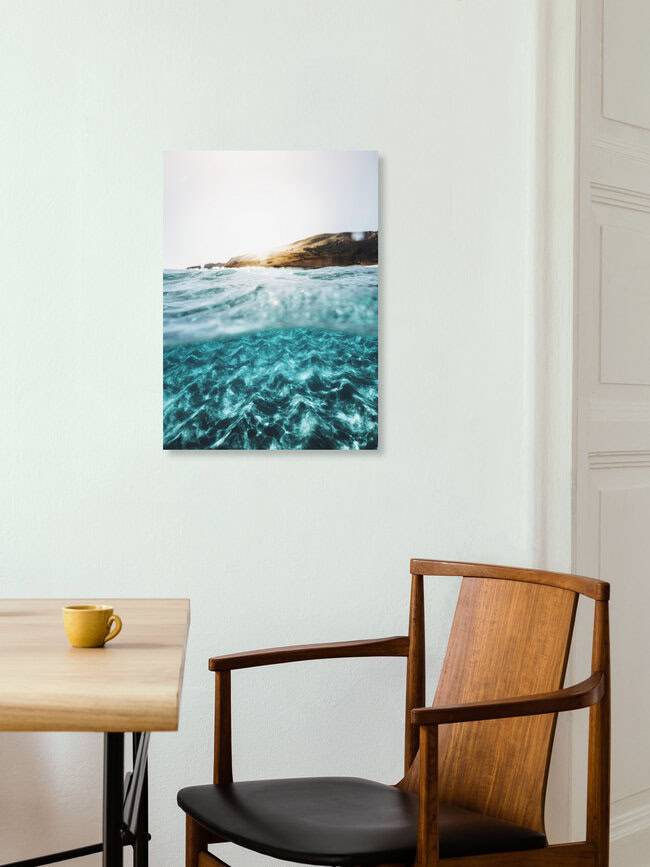 Crystal clear, Spanien – Fotokunst von Lukas Litt als Poster oder Acrylglasbild