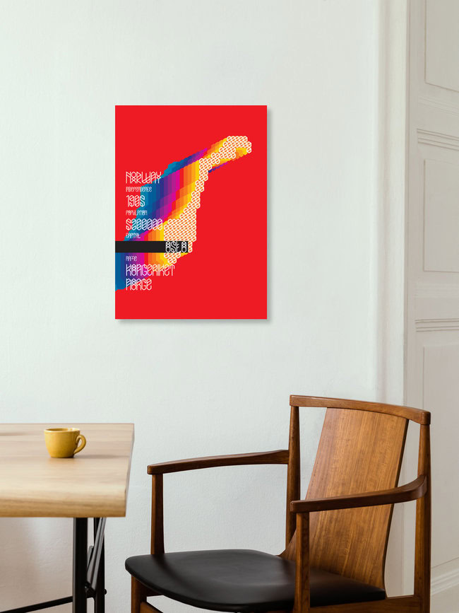 Wandbild 'Norway' – Kunst von Sasha Lend als Poster oder Acrylglasbild