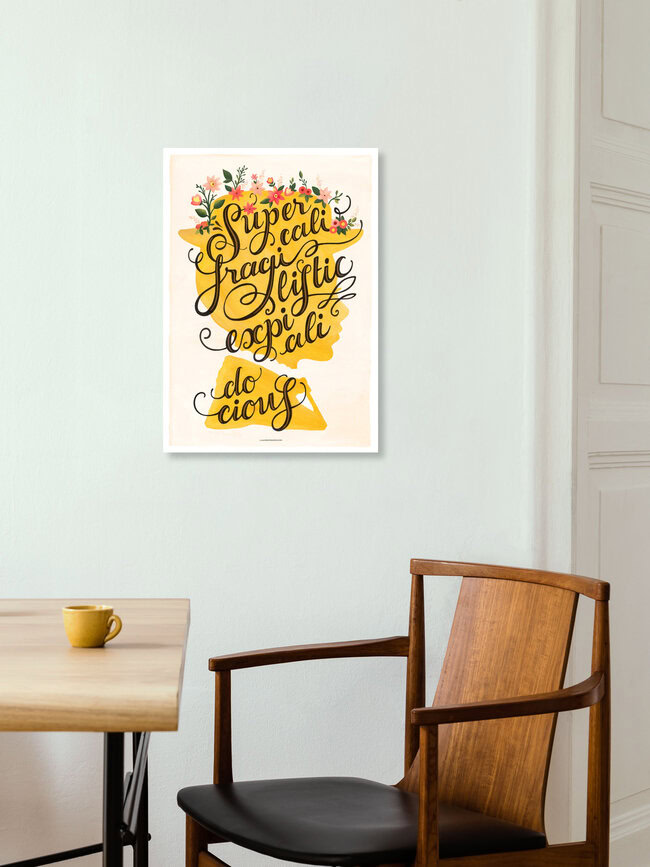 'Mary Poppins' – Wall Art by Draw Me A Song - Reviews as Poster or Acrylic Glass Print