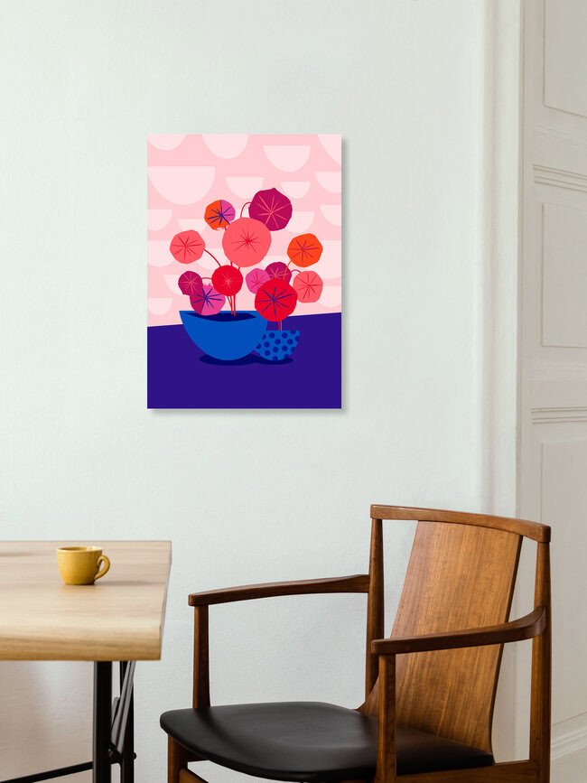 'Pilea' – Wall Art by Pia Kolle as Poster or Acrylic Glass Print