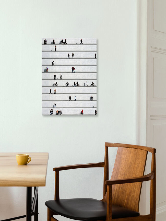 Wall People Detail 19, Deutschland – Fotokunst von Eka Sharashidze als Poster oder Acrylglasbild