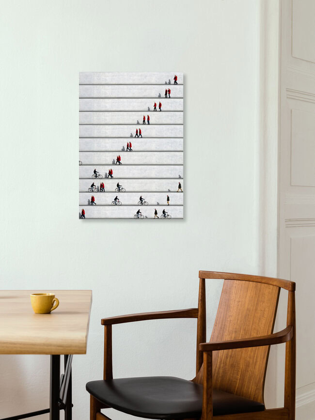 Wall People Detail 20 , Germany – wall art by Eka Sharashidze as Poster or Acrylic Glass Print