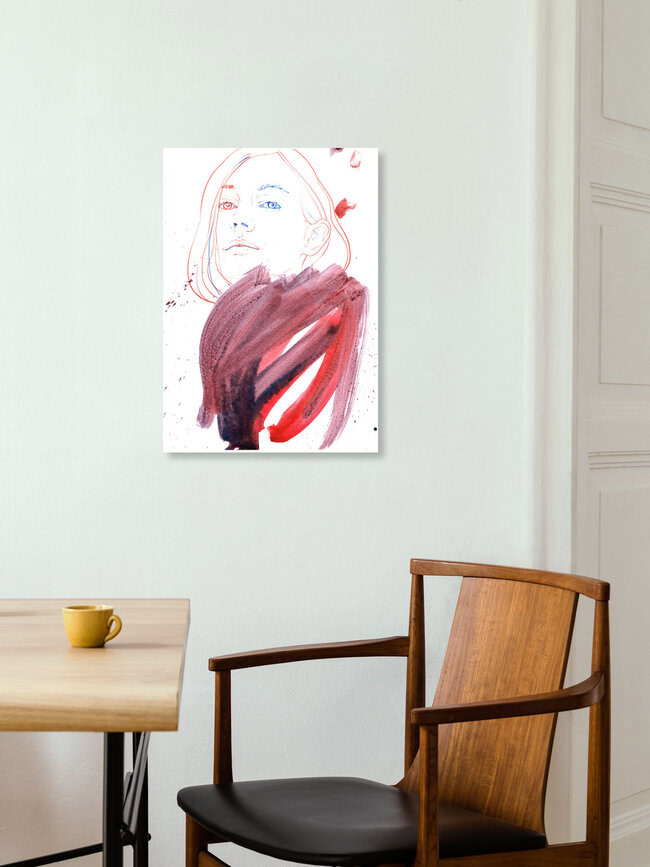 Wandbild 'Portrait' – Kunst von Sabine Israel als Poster oder Acrylglasbild