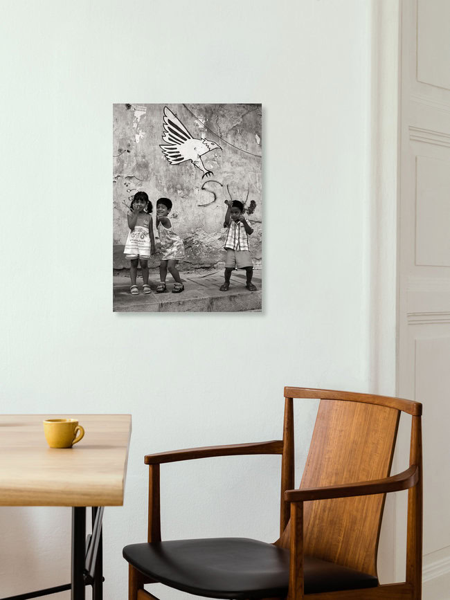 Palermo Kids - Sicily, Italien – Fotokunst von Silva Wischeropp als Poster oder Acrylglasbild