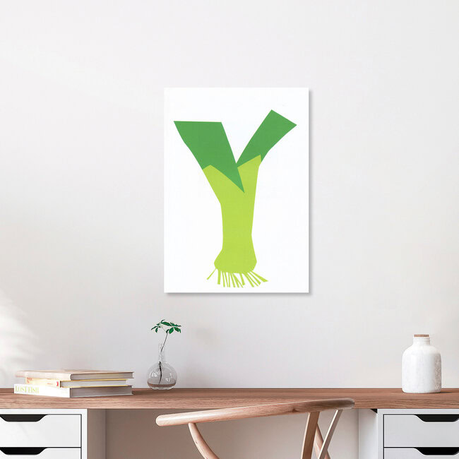 'Leek' – Wall Art by Zenji Funabashi as Poster or Acrylic Glass Print