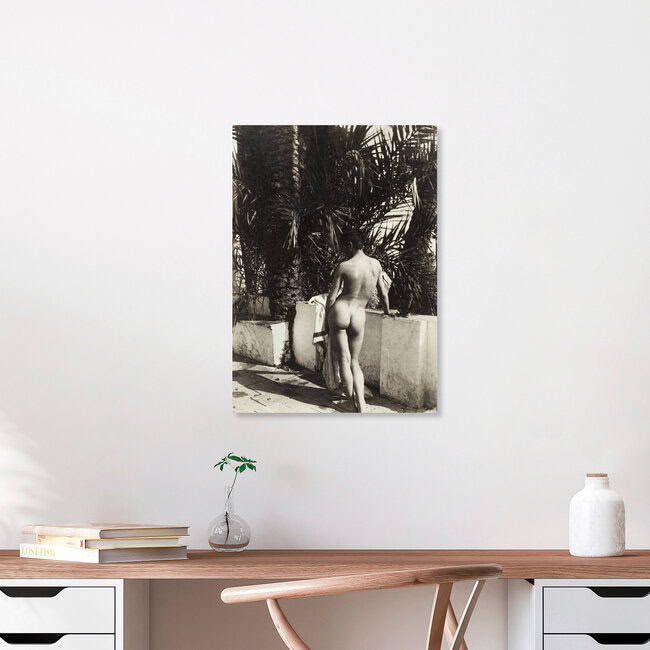 Wilhelm von Gloeden: Männlicher Akt, Deutschland – Fotokunst von Vintage Collection als Poster oder Acrylglasbild