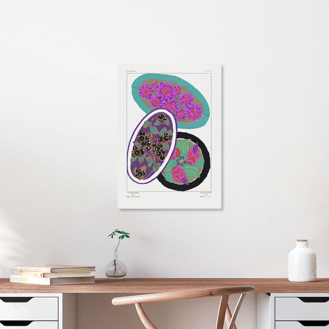 Wandbild 'E. A. Séguy: Jugendstil Blumenmuster' – Kunst von Art Classics als Poster oder Acrylglasbild
