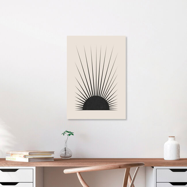 Minimal Sun, United Kingdom – wall art by Orara Studio as Poster or Acrylic Glass Print