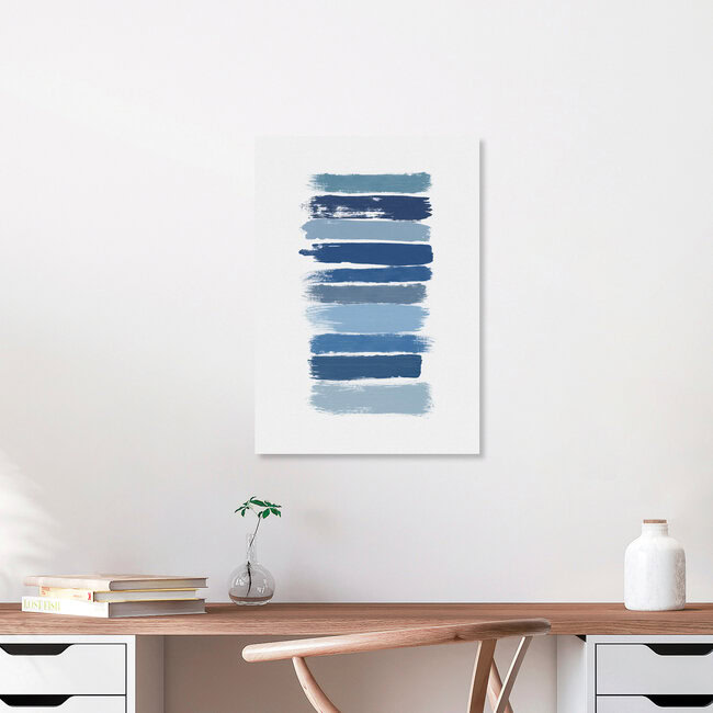 Ombre Blue, Hong Kong – wall art by Orara Studio as Poster or Acrylic Glass Print