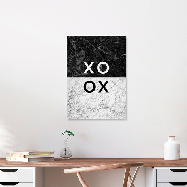 XOXO Quote, United Kingdom – wall art by Orara Studio as Poster or Acrylic Glass Print