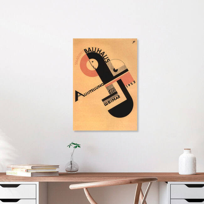 Wandbild 'Staatliches Bauhaus Ausstellung' – Kunst von Bauhaus Collection als Poster oder Acrylglasbild