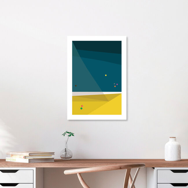 Wandbild 'Sea Swimmers' – Kunst von Frankie Kerr-Dineen als Poster oder Acrylglasbild