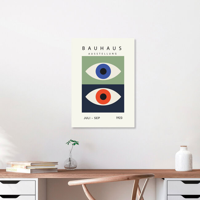 'Bauhaus Eyes 1923 Design Poster' – Wall Art by Bauhaus Collection as Poster or Acrylic Glass Print