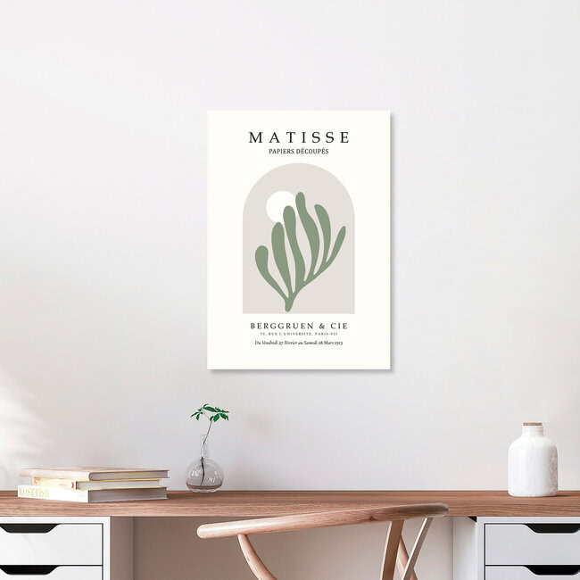 'Matisse Papiers Découpés beige-green' – Wall Art by Art Classics as Poster or Acrylic Glass Print