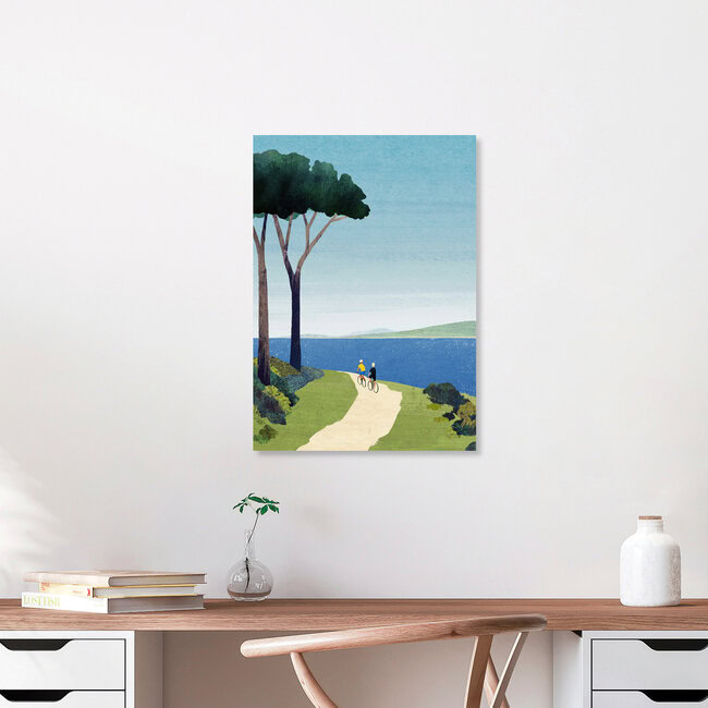 'Bike Ride' – Wall Art by Henry Rivers as Poster or Acrylic Glass Print