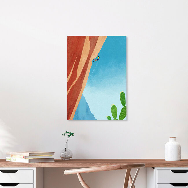 'Canyon Climb' – Wall Art by Henry Rivers as Poster or Acrylic Glass Print