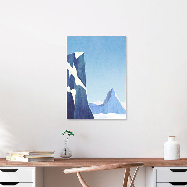 'Mountain Climbing' – Wall Art by Henry Rivers as Poster or Acrylic Glass Print