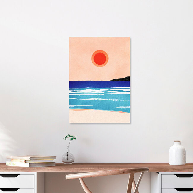 'Ocean Sunrise' – Wall Art by Henry Rivers as Poster or Acrylic Glass Print