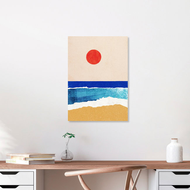 'Ocean Sunset' – Wall Art by Henry Rivers as Poster or Acrylic Glass Print