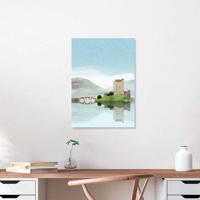 'Scotland Loch Eilean Donan' – Wall Art by Henry Rivers as Poster or Acrylic Glass Print