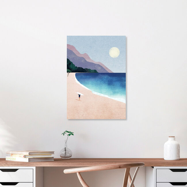 'Surf Beach II' – Wall Art by Henry Rivers as Poster or Acrylic Glass Print
