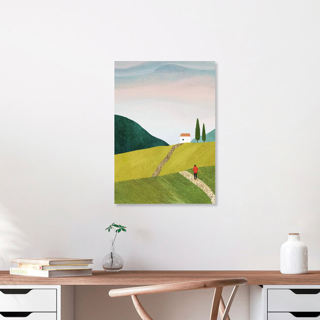 'Walking Home' – Wall Art by Henry Rivers as Poster or Acrylic Glass Print