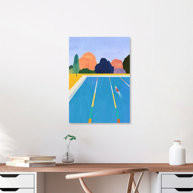 'Afternoon Swim' – Wall Art by Henry Rivers as Poster or Acrylic Glass Print