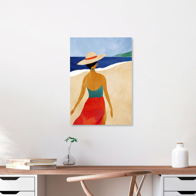 'Beach Girl V' – Wall Art by Henry Rivers as Poster or Acrylic Glass Print