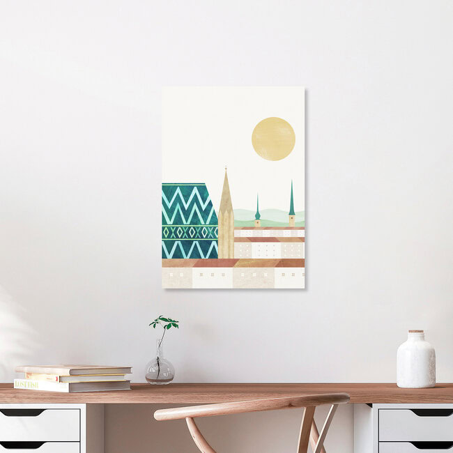 Wandbild 'Wien' – Kunst von Henry Rivers als Poster oder Acrylglasbild