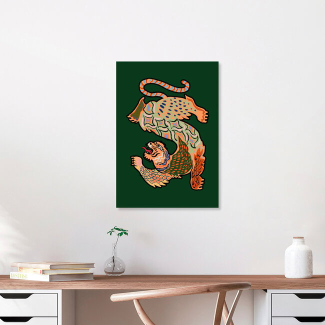 Wandbild 'Asian Tiger' – Kunst von Arty Guava als Poster oder Acrylglasbild