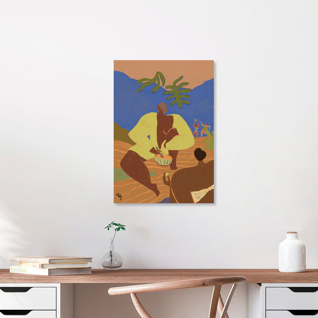 Wandbild 'Her Melon' – Kunst von Arty Guava als Poster oder Acrylglasbild