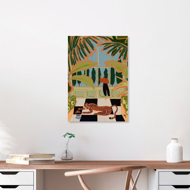 Wandbild 'Green House' – Kunst von Arty Guava als Poster oder Acrylglasbild