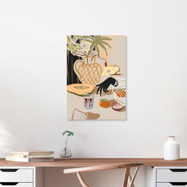 Wandbild 'Fruitful Spread' – Kunst von Arty Guava als Poster oder Acrylglasbild