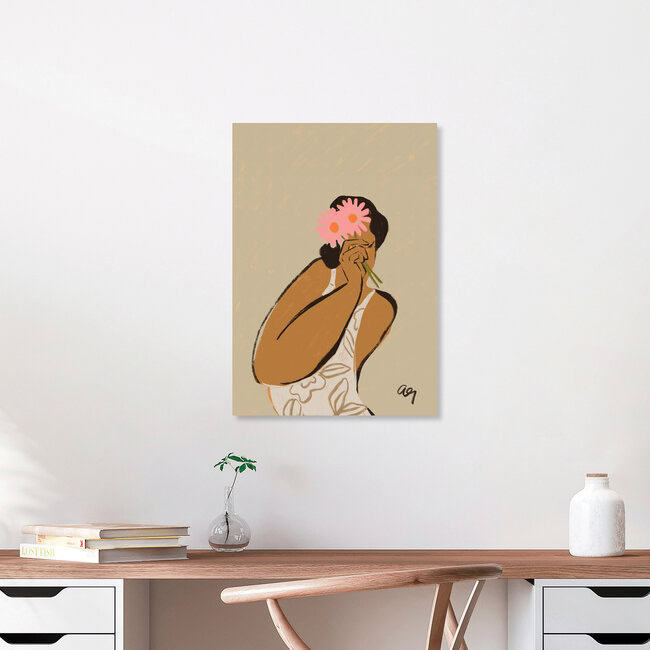 Wandbild 'Flower Tinted Glasses' – Kunst von Arty Guava als Poster oder Acrylglasbild