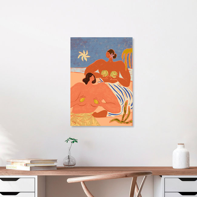 Wandbild 'Lemon and Melon' – Kunst von Arty Guava als Poster oder Acrylglasbild