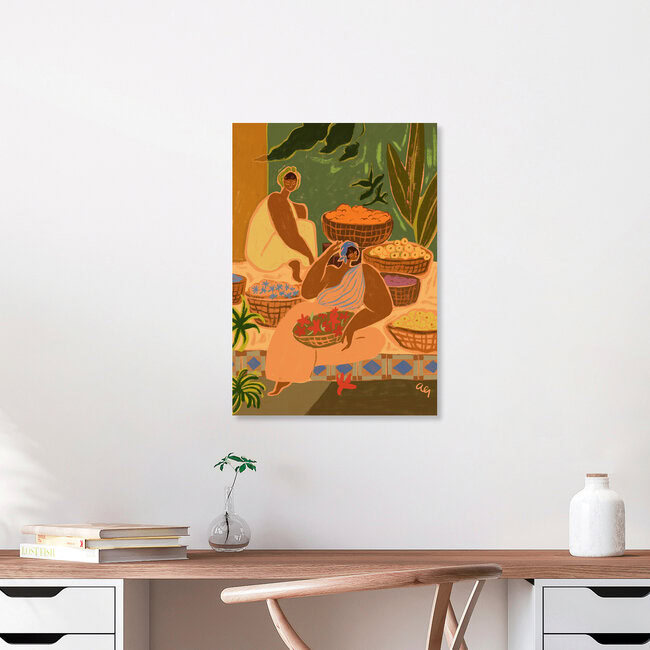 Wandbild 'Flower Sisters' – Kunst von Arty Guava als Poster oder Acrylglasbild
