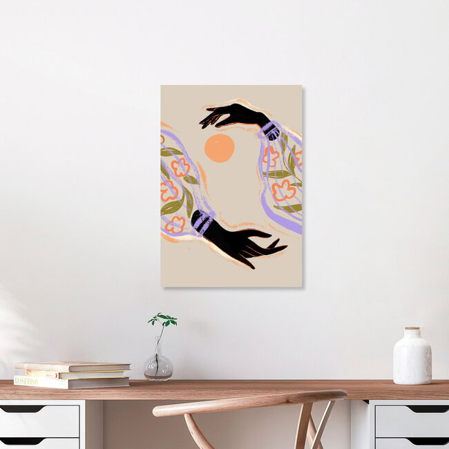 Wandbild 'Embrace the Sun' – Kunst von Arty Guava als Poster oder Acrylglasbild