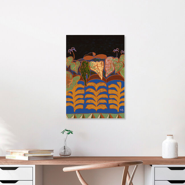 'Dreaming underneath the stars' – Wall Art by Arty Guava as Poster or Acrylic Glass Print