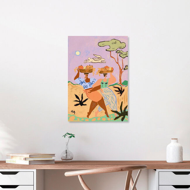 Wandbild 'Autumn Sisters' – Kunst von Arty Guava als Poster oder Acrylglasbild