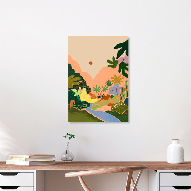 Wandbild 'Lost in Paradise' – Kunst von Arty Guava als Poster oder Acrylglasbild