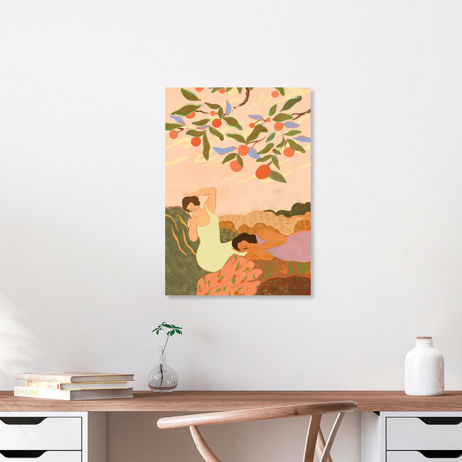 Wandbild 'Mid Afternoon Nap' – Kunst von Arty Guava als Poster oder Acrylglasbild
