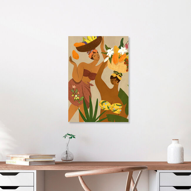 Wandbild 'Oops My Papaya' – Kunst von Arty Guava als Poster oder Acrylglasbild