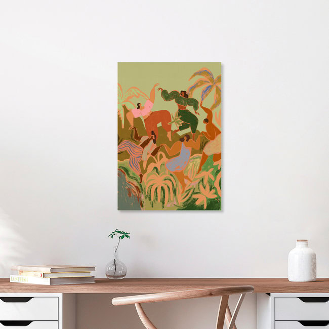 Wandbild 'Spring Frolic' – Kunst von Arty Guava als Poster oder Acrylglasbild